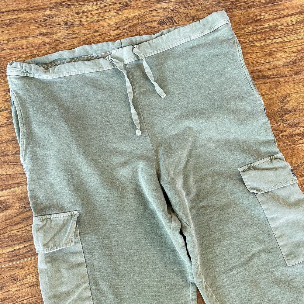 Vintage New York Laundry NYL Gear Sage Green Cargo Drawstring Pants Large